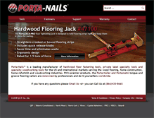 Tablet Screenshot of porta-nails.com